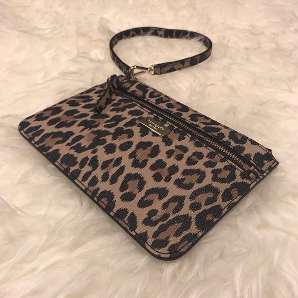 Kate Spade Leopard Wristlet - Picture 2 of 7